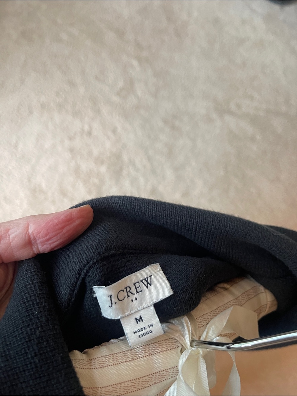 J. Crew Black Knit Single-Button Blazer - Picture 5 of 5